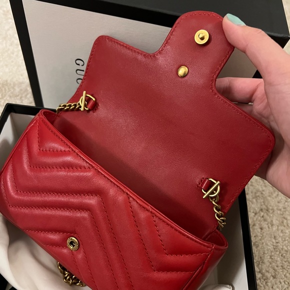 Gucci Marmont mini red - Picture 5 of 5